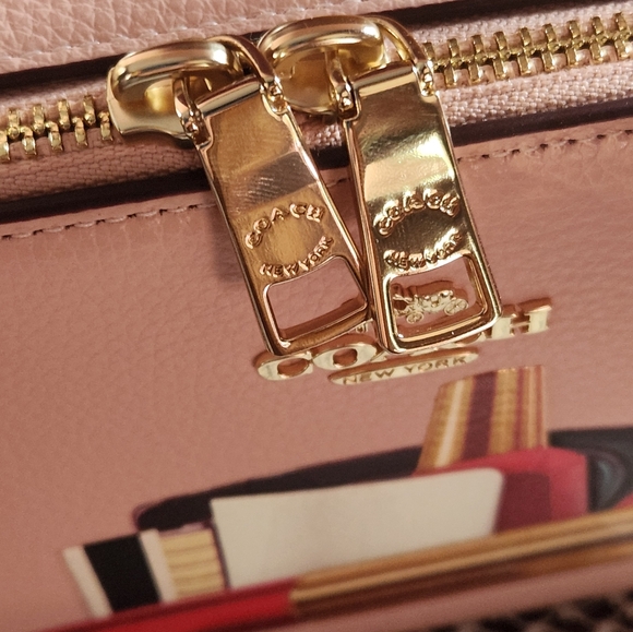 COACH X TOM WESSELMANN BOX LEATHER NWT CROSSBODY/HANDBAG PINK - Picture 8 of 13